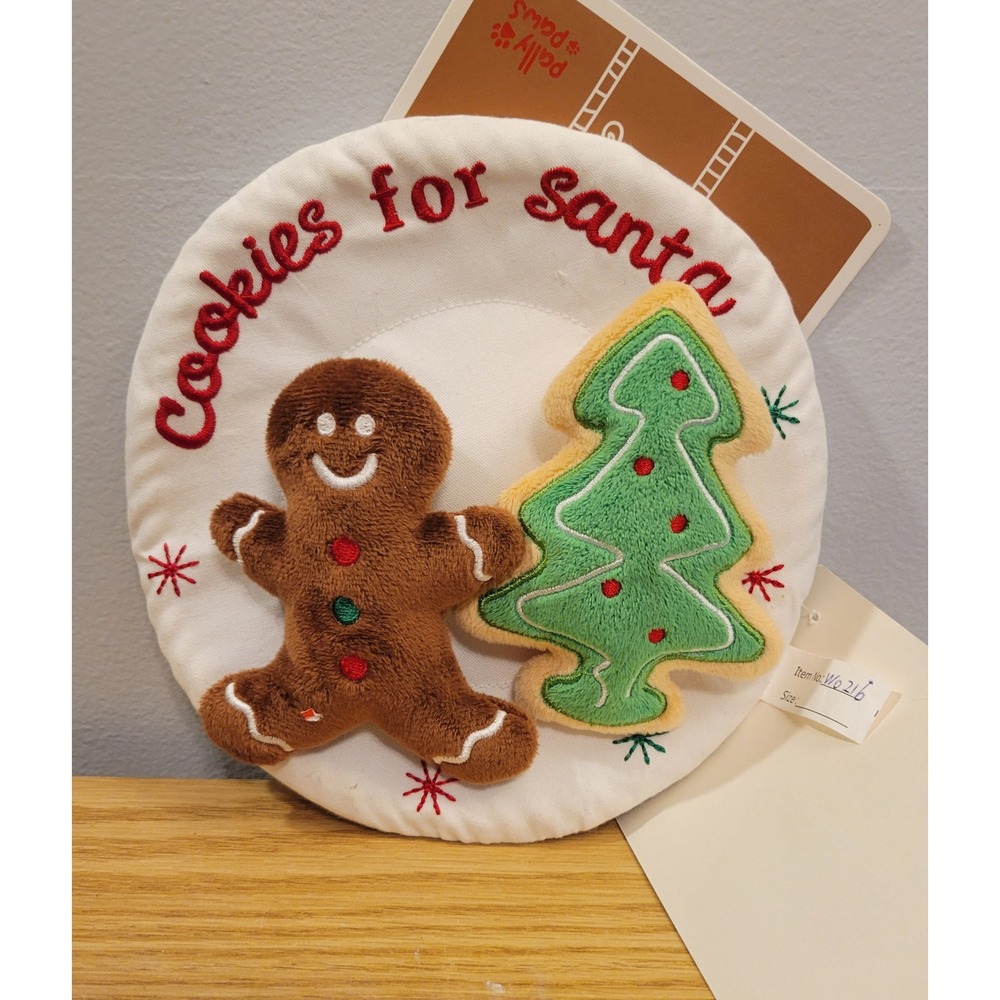 TJX Pre-Production Sample 2021 Christmas Dog Toy Lot Santa Reindeer Cookies - Picture 4 of 8